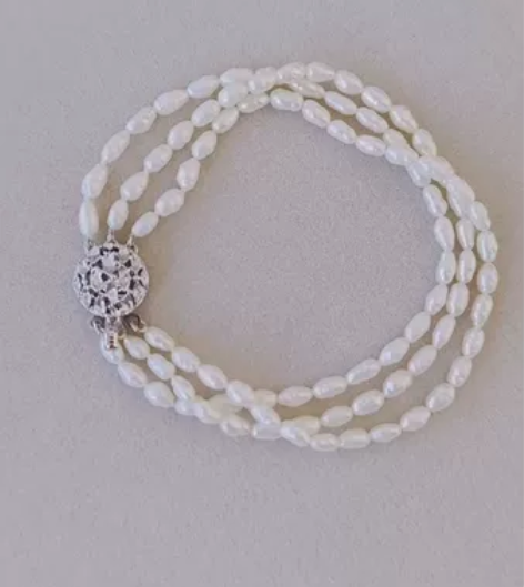 海外购回vintage琵琶湖天然淡水珍珠多...