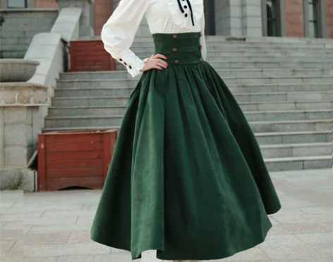 【Lace Garden】魔法学院 复古绿...