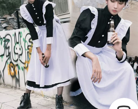 猫老师男女仆装女装大佬cosplay服装五...