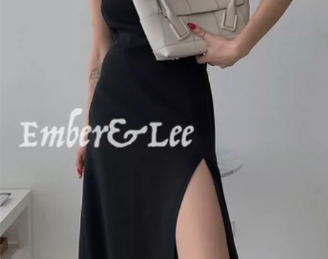 安帛与李  双色斩男开衩不规则不对称极简风...