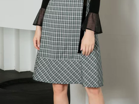 ochirly欧时力秋冬装腰带中裙高腰a字...