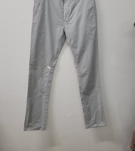 阿玛尼直筒修身弹力休闲裤,闲置正品全新,灰...