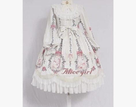 alice gril家笼中梦白色m码 op...