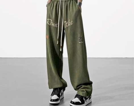 休闲裤女 长裤裤子布町Studio美式高街...