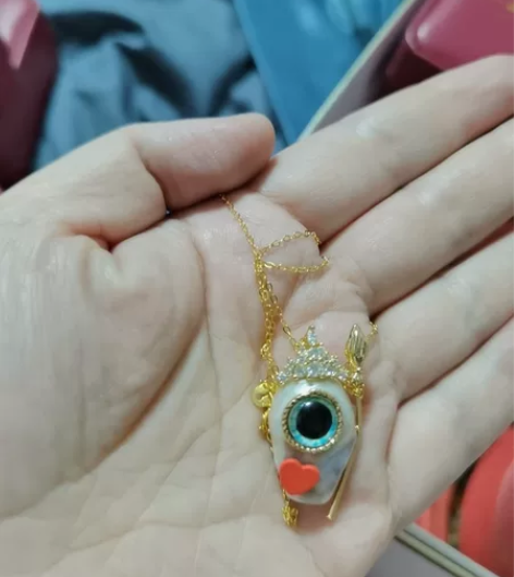 阿飘珍珠项链,异形珠 感兴趣的话点“我想要...