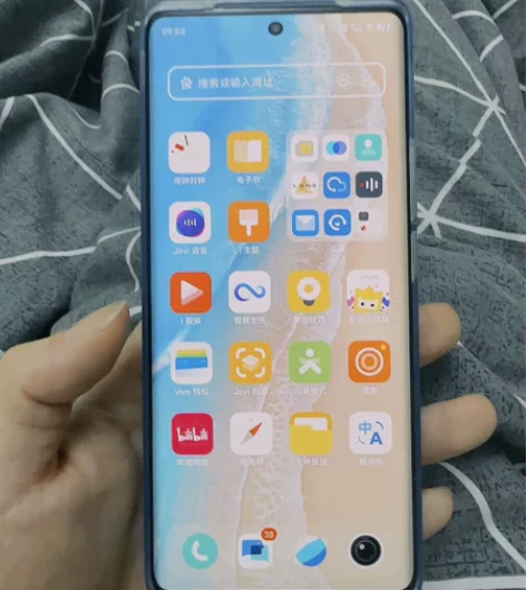 vivo X90蓝色8256，全套充新，只...