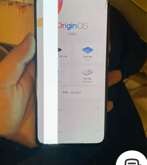 vivo x27 8+256 屏幕坏了 功...