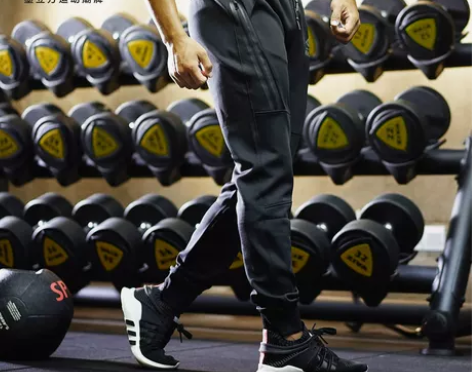 运动裤男士潮牌束脚卫裤秋冬款健身训练修身收...