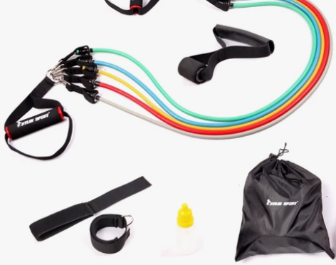 乳胶拉力绳健身男士力量训练拉力器拉力带健身...