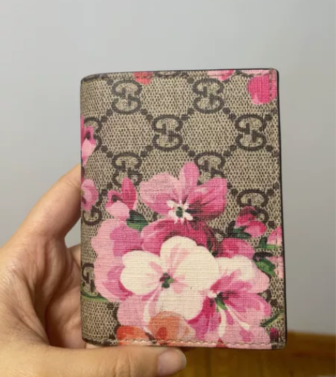 Gucci天竺葵女士钱包短款 朋友意大利带...