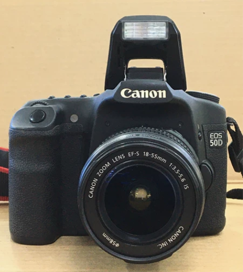 佳能50D/18-55镜头中级单反相机，功...