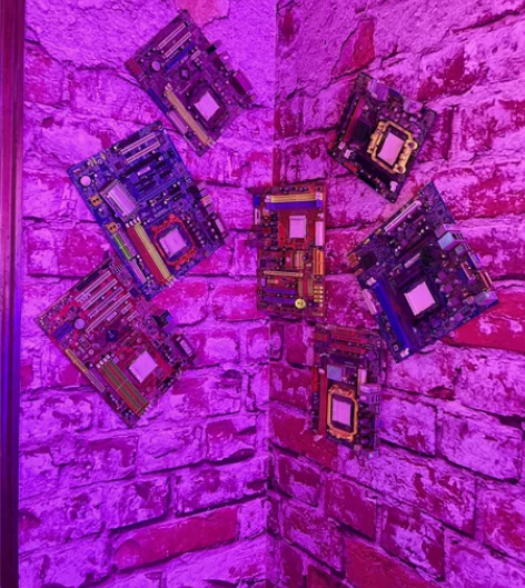 废旧坏电脑主板 (复古电竞装饰)AMD 主...