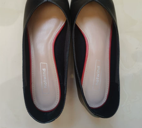 Hotwind热风 女中跟单鞋，皮子软，穿...