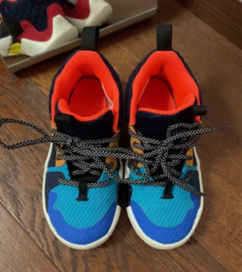 乔丹正品at5719篮球鞋运动鞋高帮儿童鞋...