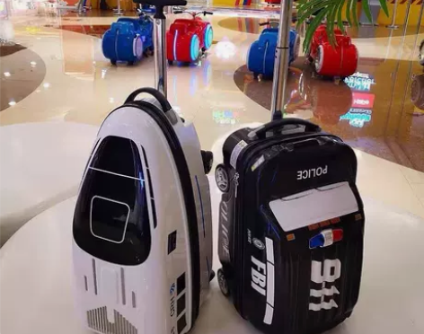 旅行箱 拉杆儿童行李箱男孩可坐可骑皮箱