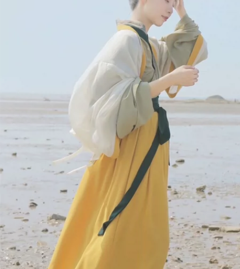 谜阿凰沧海秋冬晋制汉服八破裙 仅下裙！仅下...