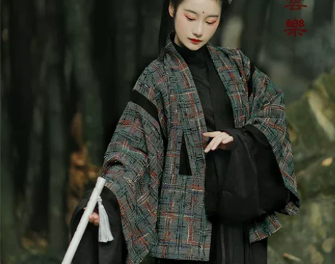 上雲樂 山行 晋制汉服男女晋襦复原曲领交领...