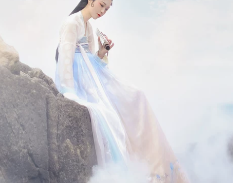 七月夕 山河赋 唐制汉服正品原创夏季薄款仙...