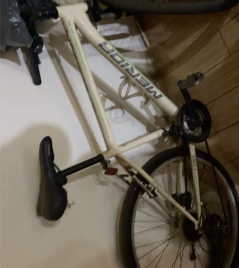 美利达自行车15年的车，车胎今年新换的。（...