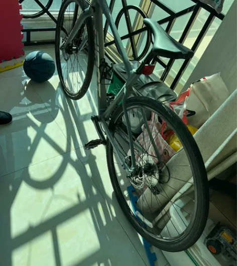 9.9新捷安特自行车，先生买来就骑过一次，...