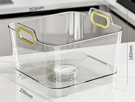 洗菜盆沥水篮家用厨房淘菜滤水汲水菜篮子客厅...