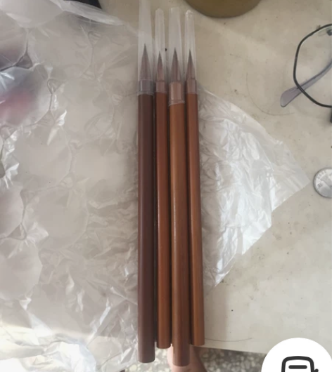 自己做的狼毫笔,绝不做二道贩子,有两款,分...