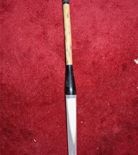 善琏湖笔老毛笔/蜀宝斑竹湘妃竹毛笔全新 全...