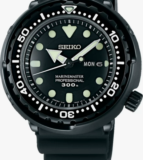 SEIKO精工手表男日本300米防水罐头潜...