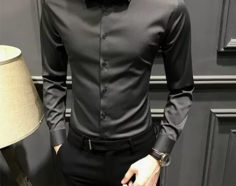 衬衫衬衣冬季高级加绒衬衫男长袖2022新款...