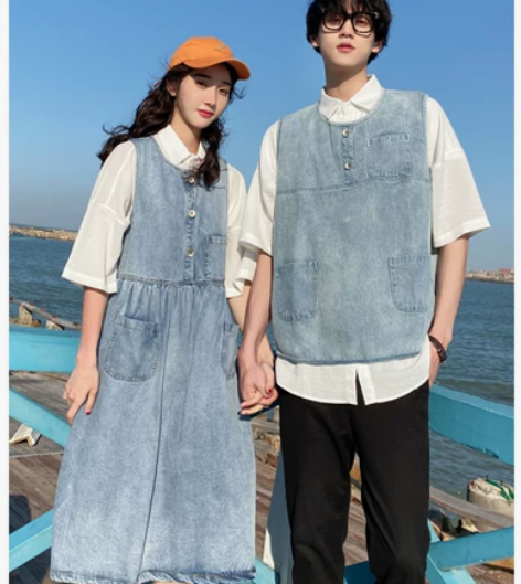 背带裙+衬衫一套 给钱就卖，不包邮 只在拍...