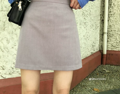 陆小团团 韩系半身裙早秋新款A字裙 感兴趣...