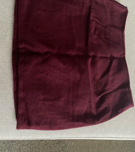 秋冬毛呢短裙女包裙A字裙半身裙 尺码 s...