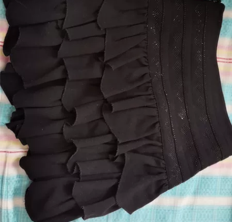 短裙蛋糕裙黑色冬季春秋季可穿 感兴趣的话点...