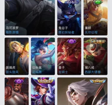 王者荣耀安卓q区贵族6 109英雄106皮...