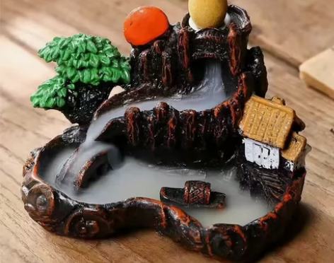 天然倒流香塔香檀香沉香盘香室内家用香薰空气...