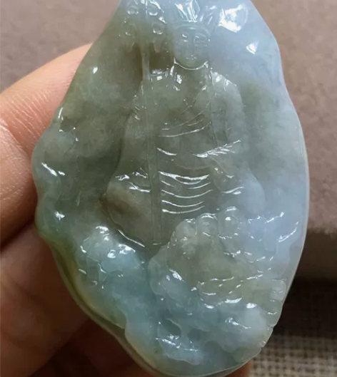 翡翠A货玉石玉器玉雕文玩收藏 福禄寿三彩 ...