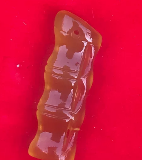 玉雕挂坠儿节节高长3.8cm，挂坠儿，带孔...