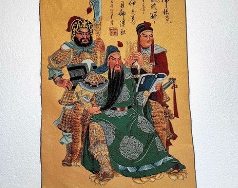 古玩字画收藏 唐卡藏卡织锦布画丝织画刺绣 ...