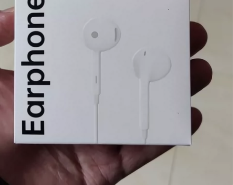 oppo半入耳式有线耳机 白色 全新 买手...