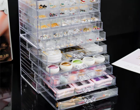 美甲工具收纳盒饰品甲油胶收日本胶光疗胶收纳...