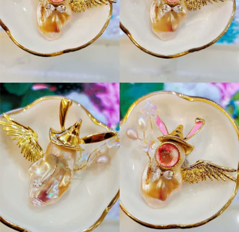 天然淡水巴洛克珍珠吊坠  阿飘  很大一颗...