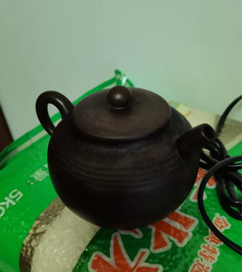 农村茶馆店收到手工老的紫砂壶1把全品相如图...