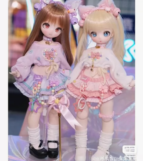 出一个熊蛋熊妹尺寸娃物小包 幼猫子toga...