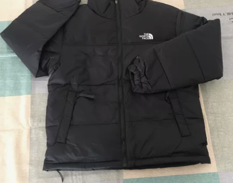 菠萝北面加厚羽绒服男士短款冬季运动保暖连帽...