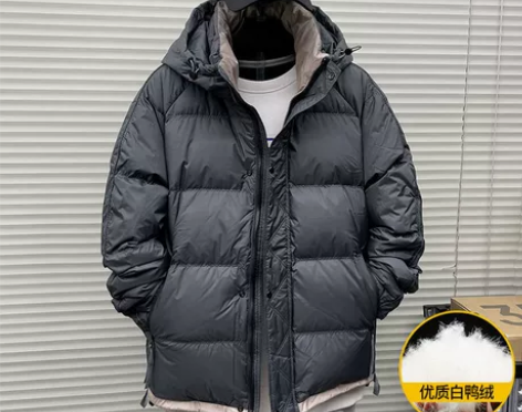 羽绒服男士加厚冬季外套男潮牌2022新款连...