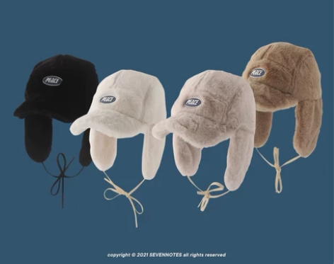 毛绒帽子 雷锋帽  加绒  护耳帽子 拍照...