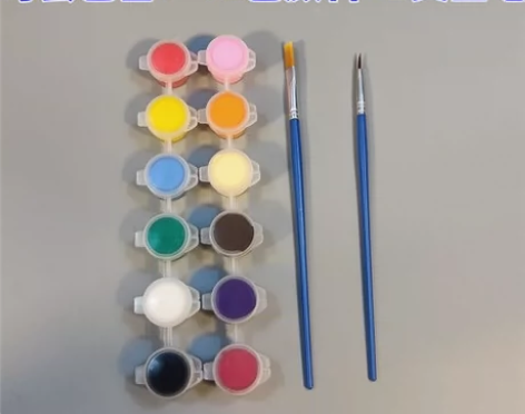 石膏娃娃颜料 40套 40包邮送2个调色盘...