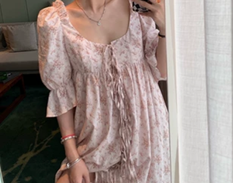 阿希哥vcruan 鲜欲仙子裙女2021新...