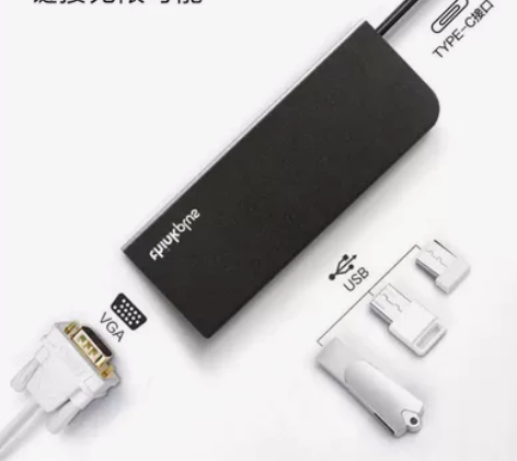 联想Type-C扩展坞雷电一拖四usb分线...