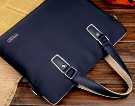 男士手提包牛津布包商务公文包休闲帆布包男包...